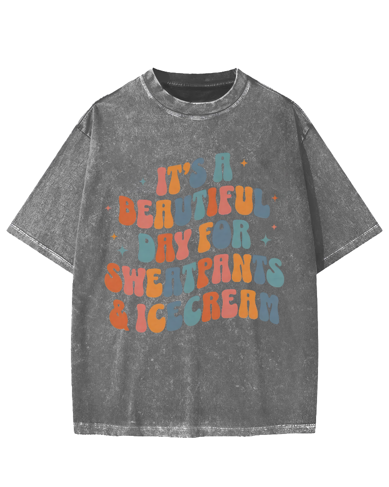 Sweatpants & Icecream Vintage Washed T-shirt