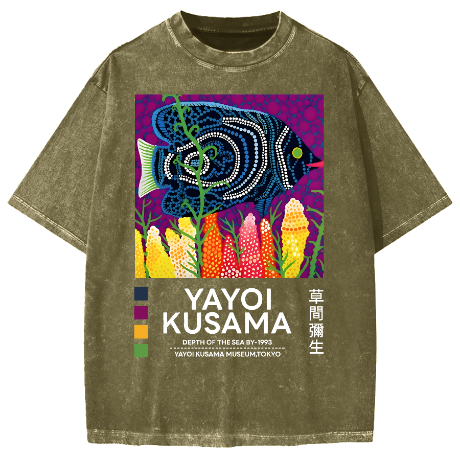 Yayoi Kusama Vintage Vintage Washed T-shirt