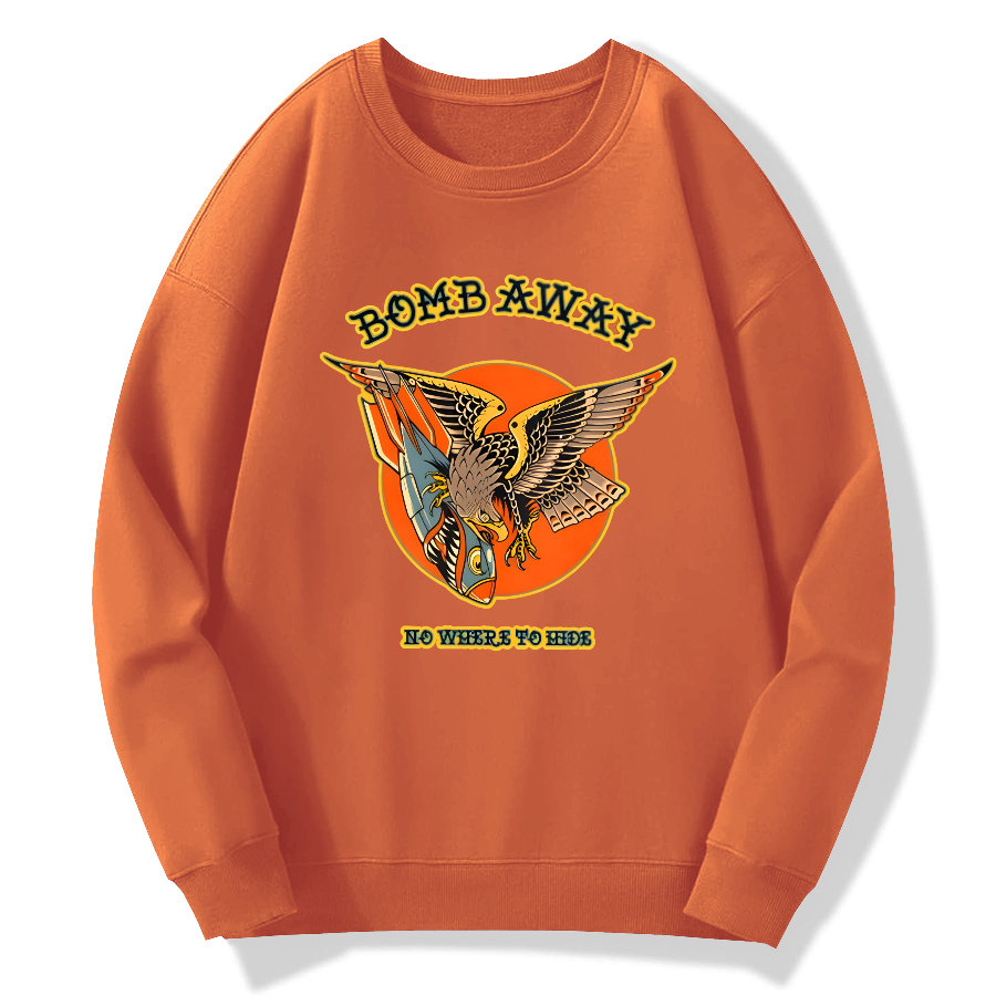 Bombs have nowhere to hide Cotton Pullover Sweatshirt