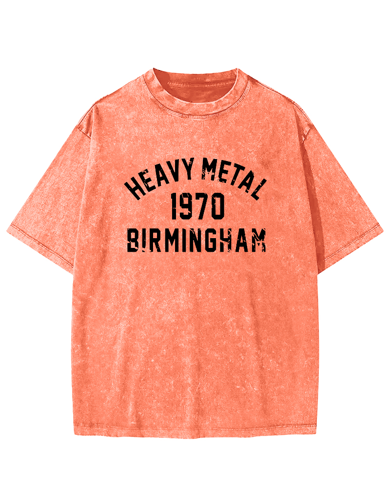 Birmingham Heavy Metal Vintage Washed T-shirt