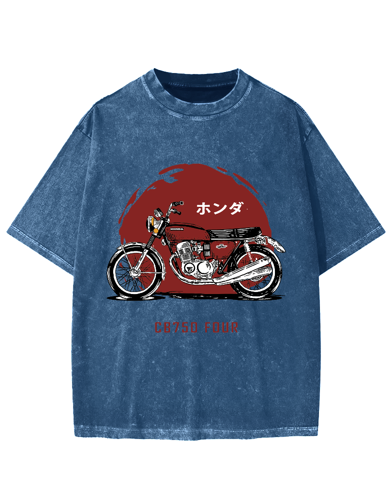 HONDA CB750 FOUR Vintage Washed T-shirt