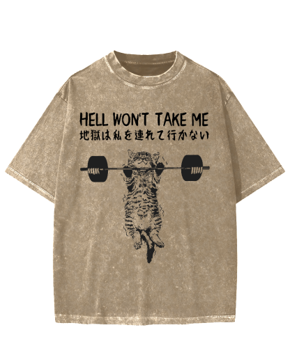 Hell Won't Take Me Vintage Washed T-shirt