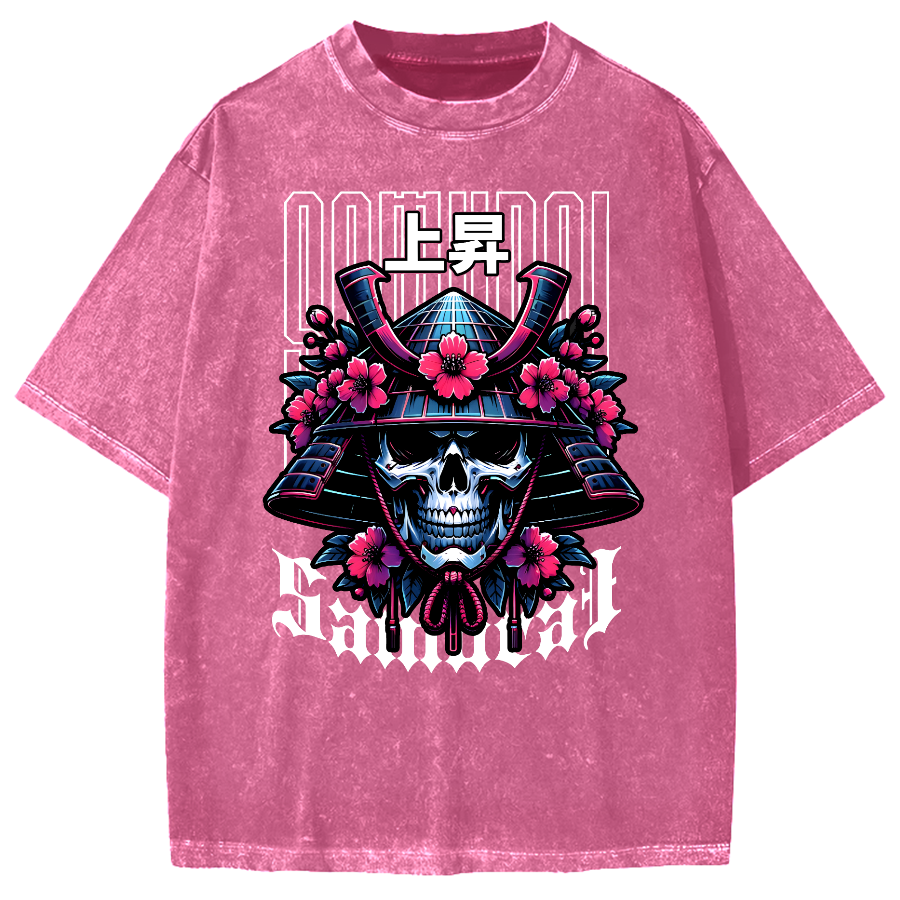 Cyberpunk Samurai Vintage Washed T-shirt