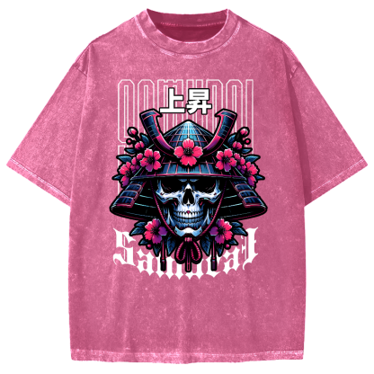 Cyberpunk Samurai Vintage Washed T-shirt