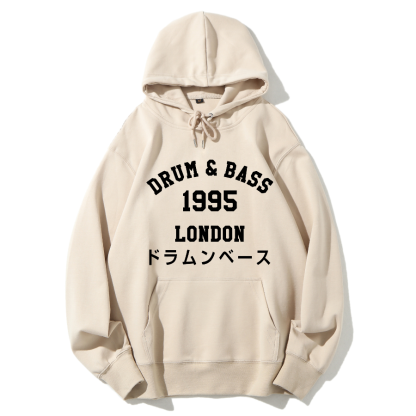 Drum & Bass 1995 Cotton Hoodie