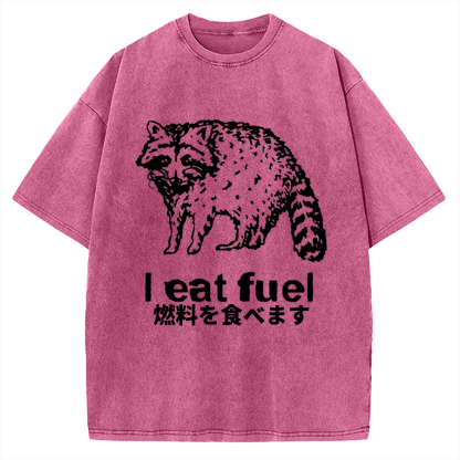 Eat Fuel Raccoon Vintage Washed T-shirt