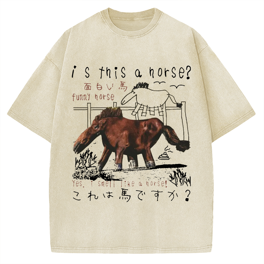 Funny House Meme Vintage Washed T-shirt