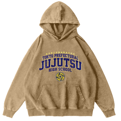 Tokyo Metropolitan University of Science and Technology Vintage Washed Hoodie-Zazasy