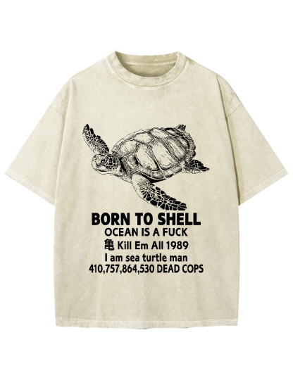 Born to Shell Vintage Washed T-shirt