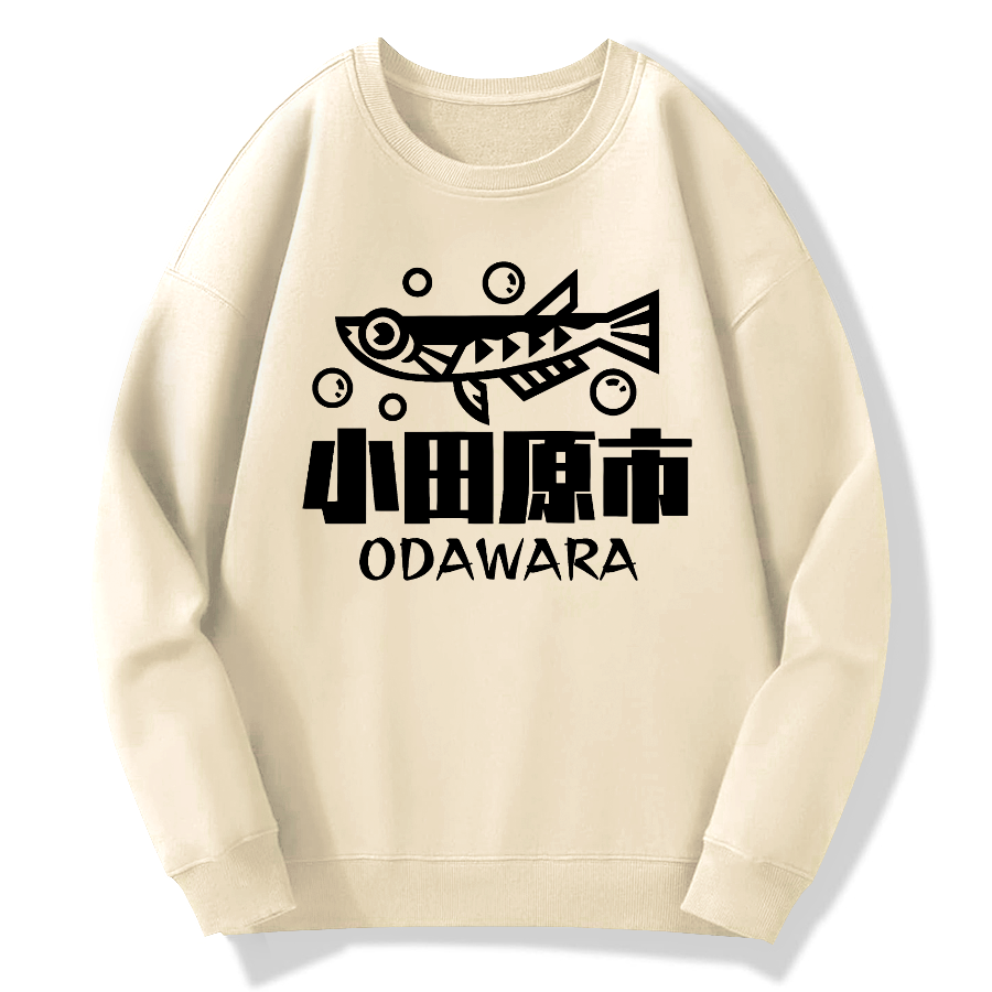 Odawara City Cotton Pullover Sweatshirt