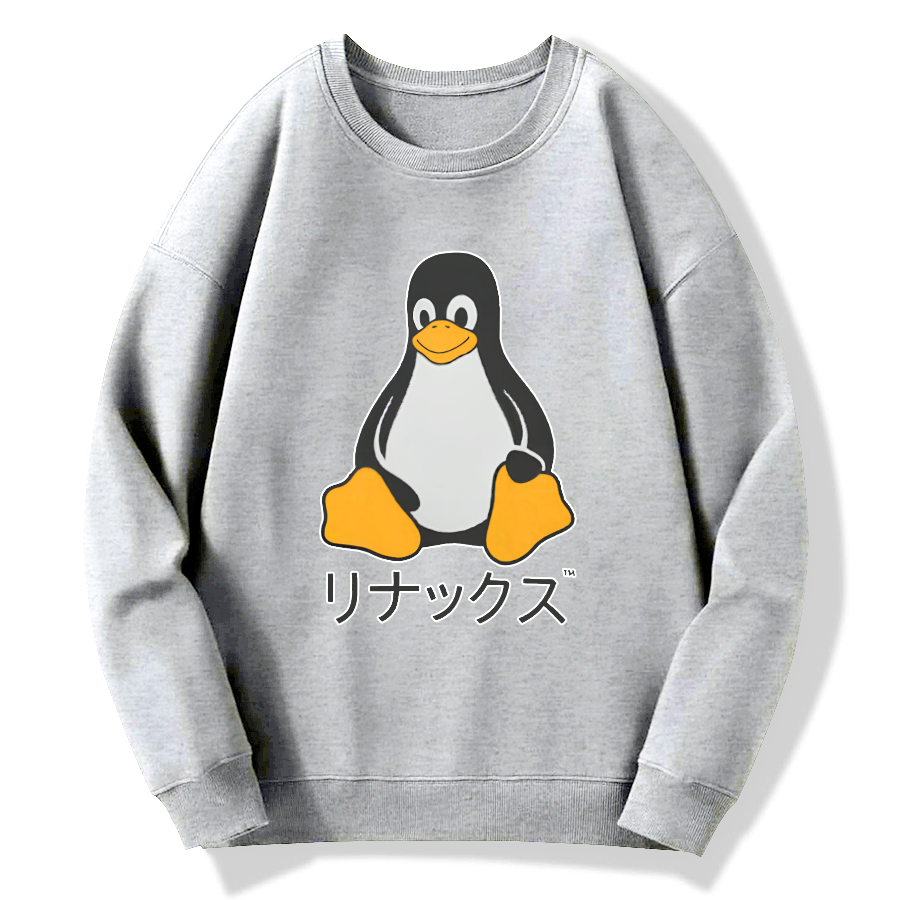 Japanese tailcoat Cotton Pullover Sweatshirt