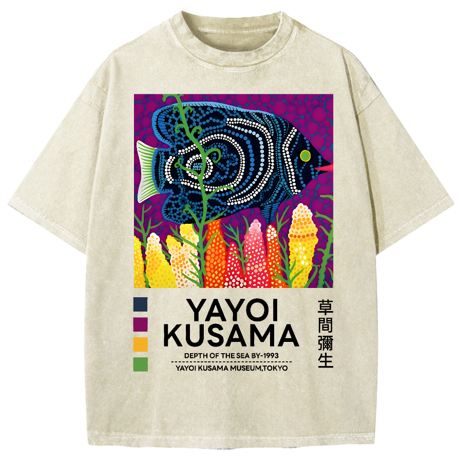 Yayoi Kusama Vintage Vintage Washed T-shirt