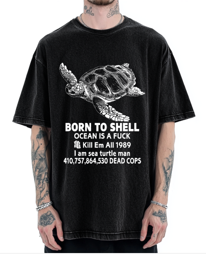 Born to Shell Vintage Washed T-shirt