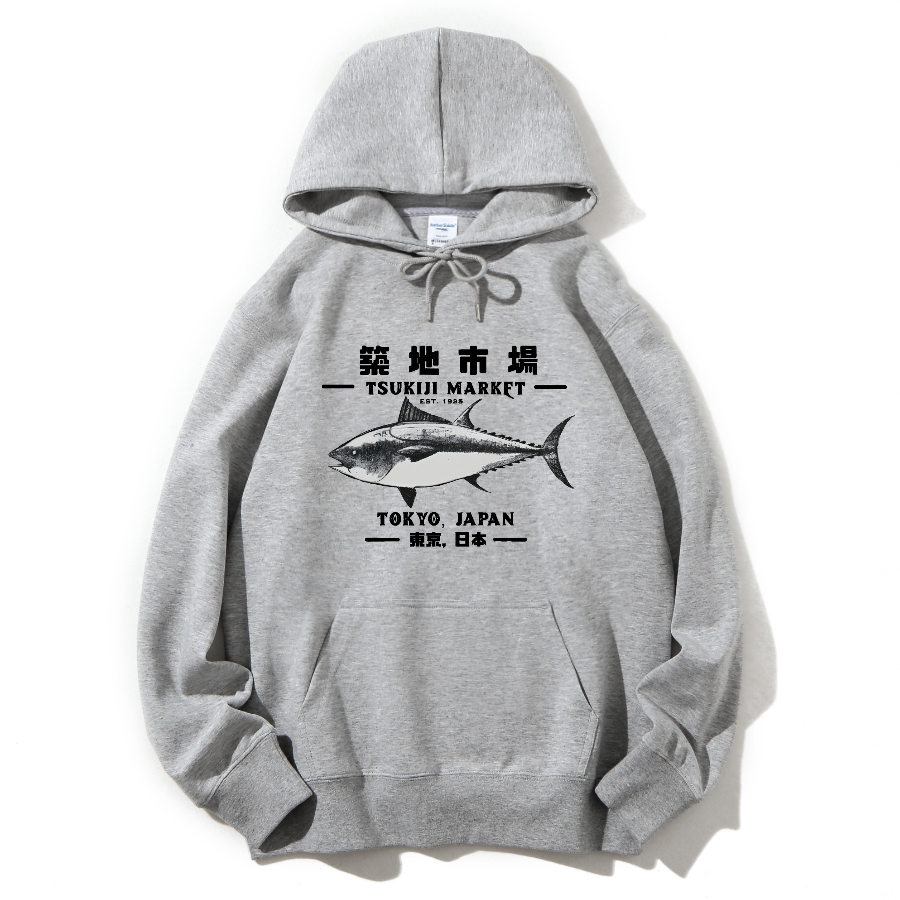 Tokyo Tsukiji Market Cotton Hoodie