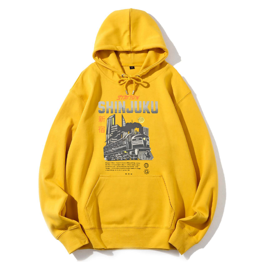 Shinjuku, Tokyo Cotton Hooded Sweatshirt