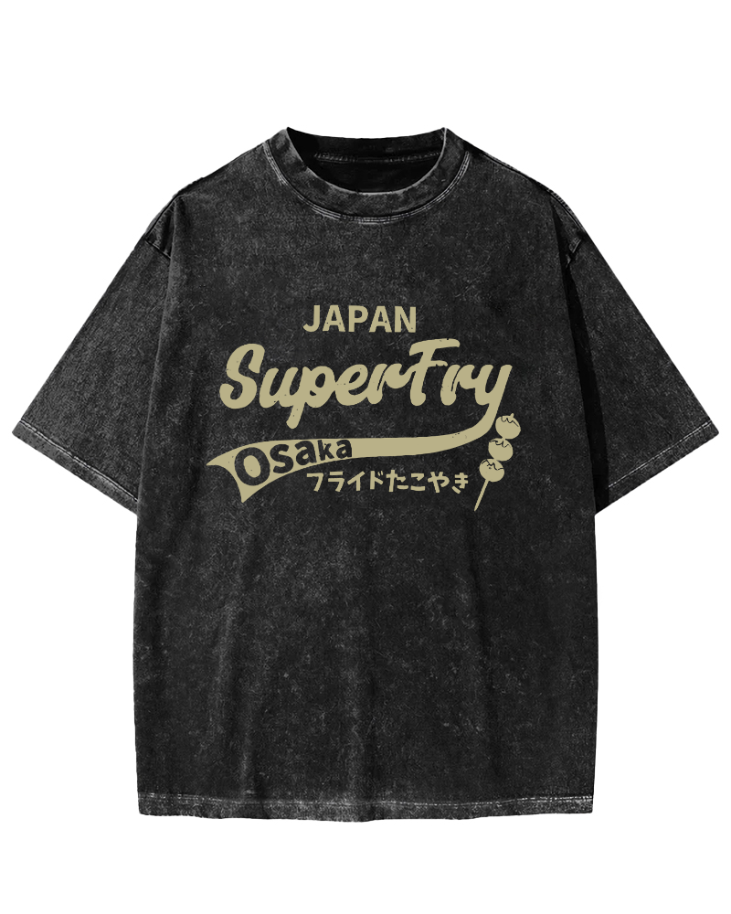 Super fried octopus skewers Vintage Washed T-shirt