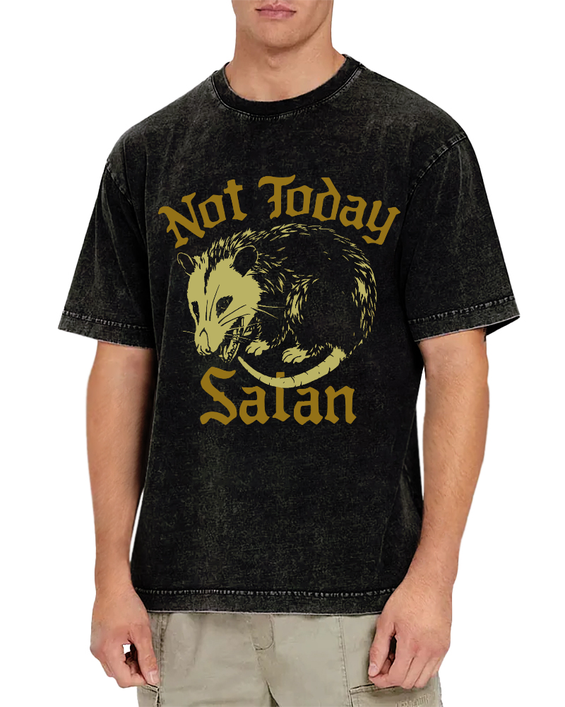 Not Today's Salam Vintage Distressed T-shirt-Zazasy