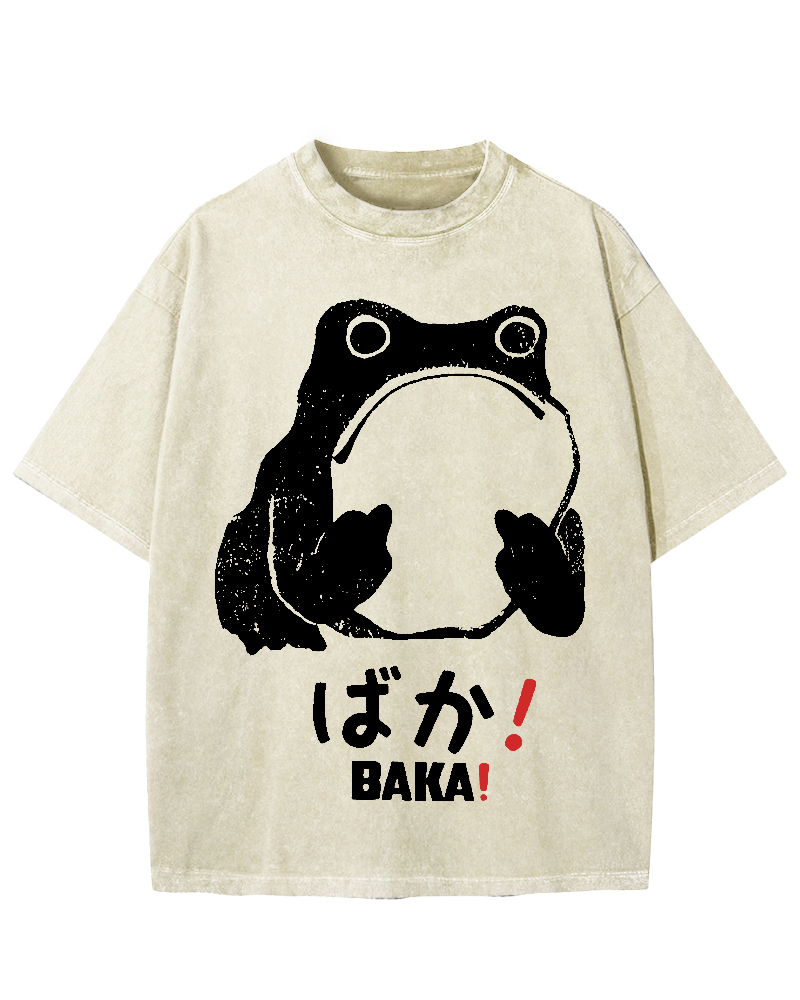 Stupid Frog Vintage Washed T-shirt