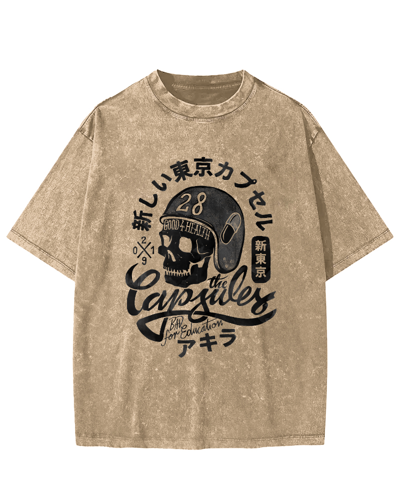 Tokyo Locomotive Company, Japan Vintage Distressed T-shirt-Zazasy