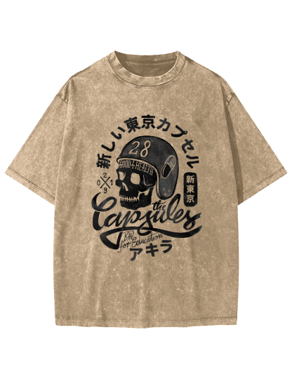 Tokyo Locomotive Company, Japan Vintage Distressed T-shirt-Zazasy