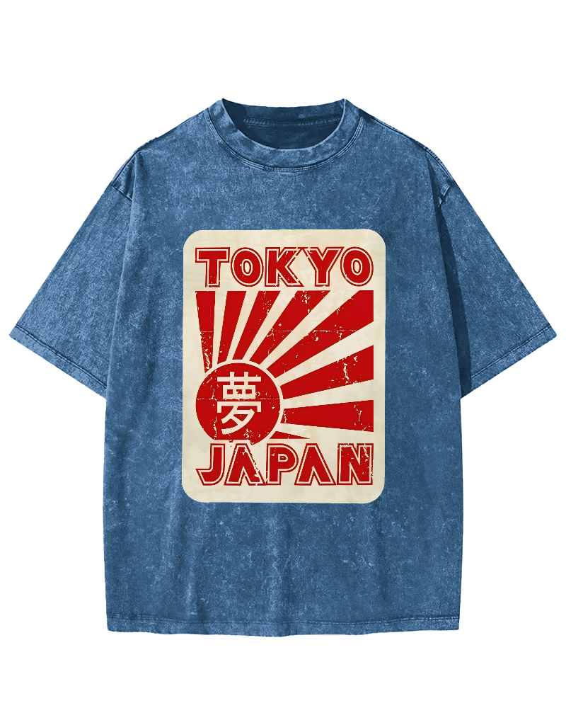 Japanese Dream Tokyo Vintage Washed T-shirt
