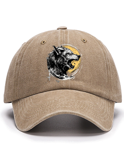 Wolf Moon Cotton Hat-Zazasy