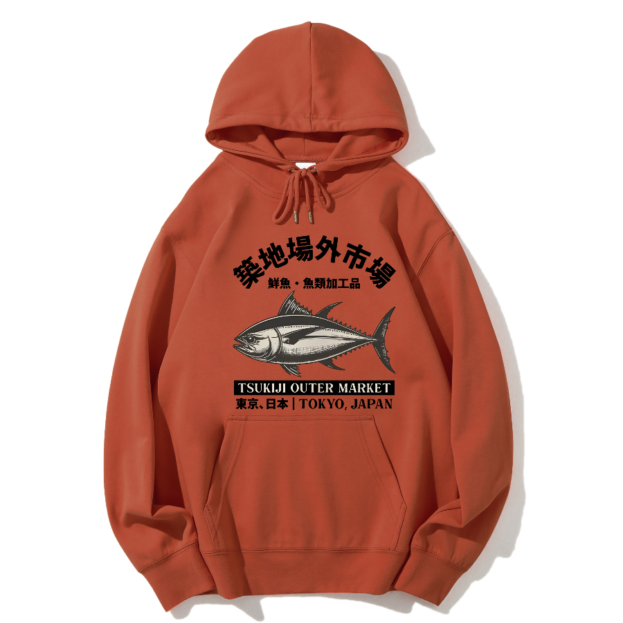 Tsukiji Off Market Tuna Cotton Hoodie