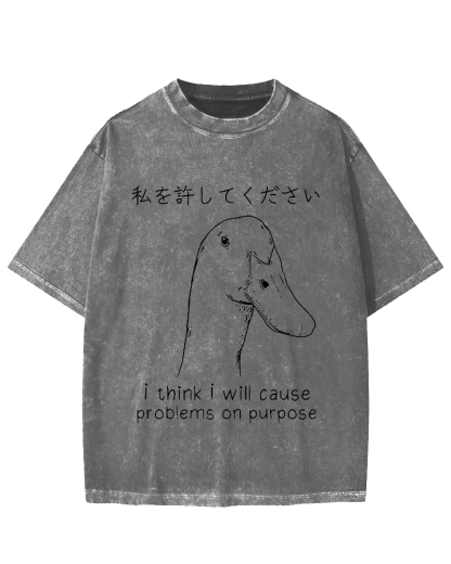 Stupid Goose Vintage Washed T-shirt