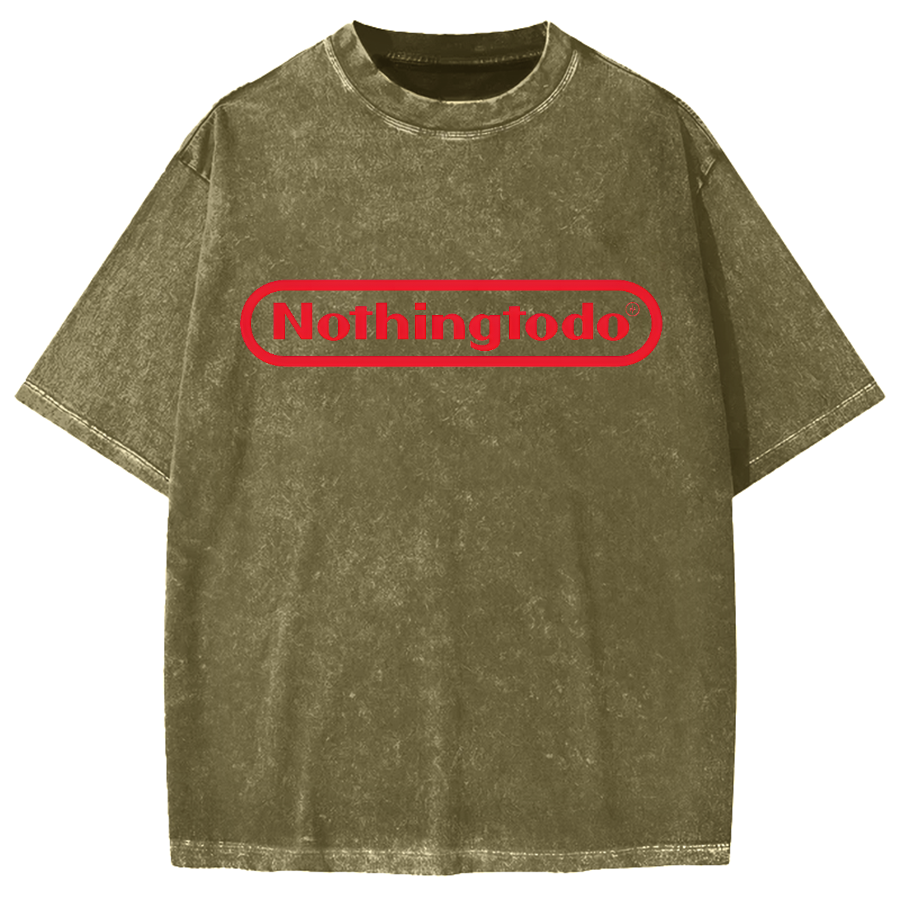 Nothingtodo Vintage Washed T-shirt