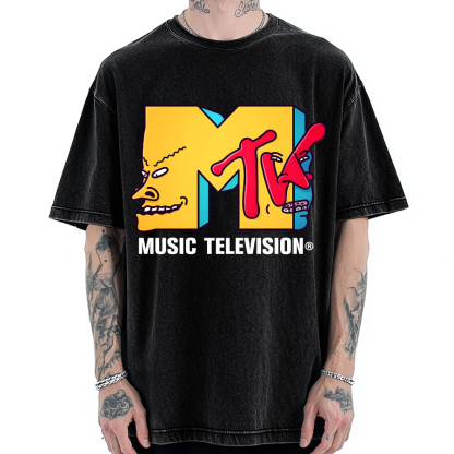 MTV-Music Television Vintage Washed T-shirt