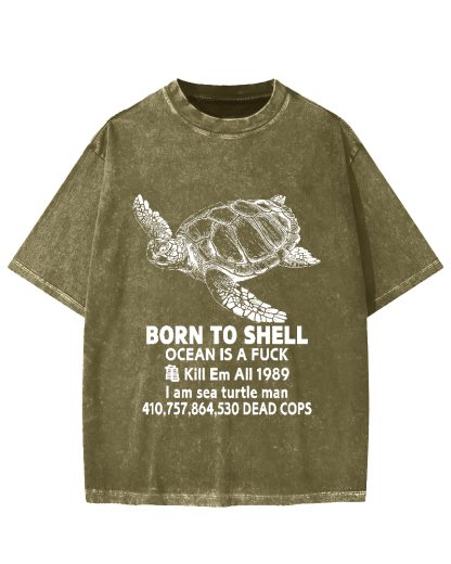 Born to Shell Vintage Washed T-shirt
