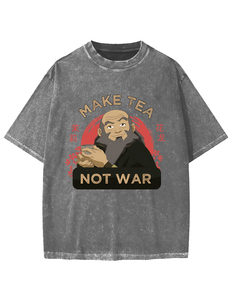 Make Tea not War Vintage Washed T-shirt