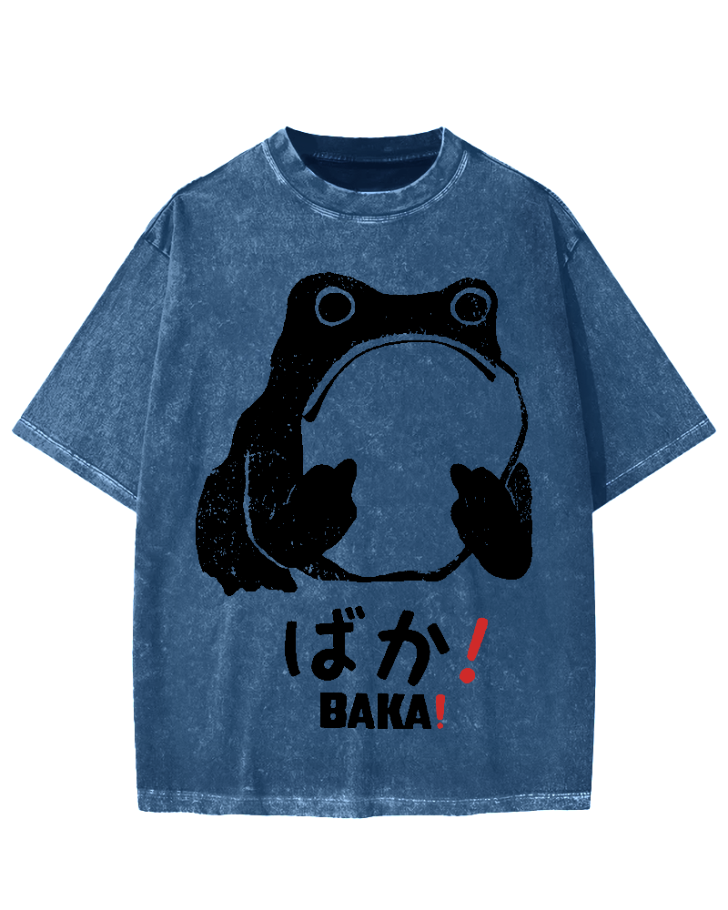 Stupid Frog Vintage Washed T-shirt