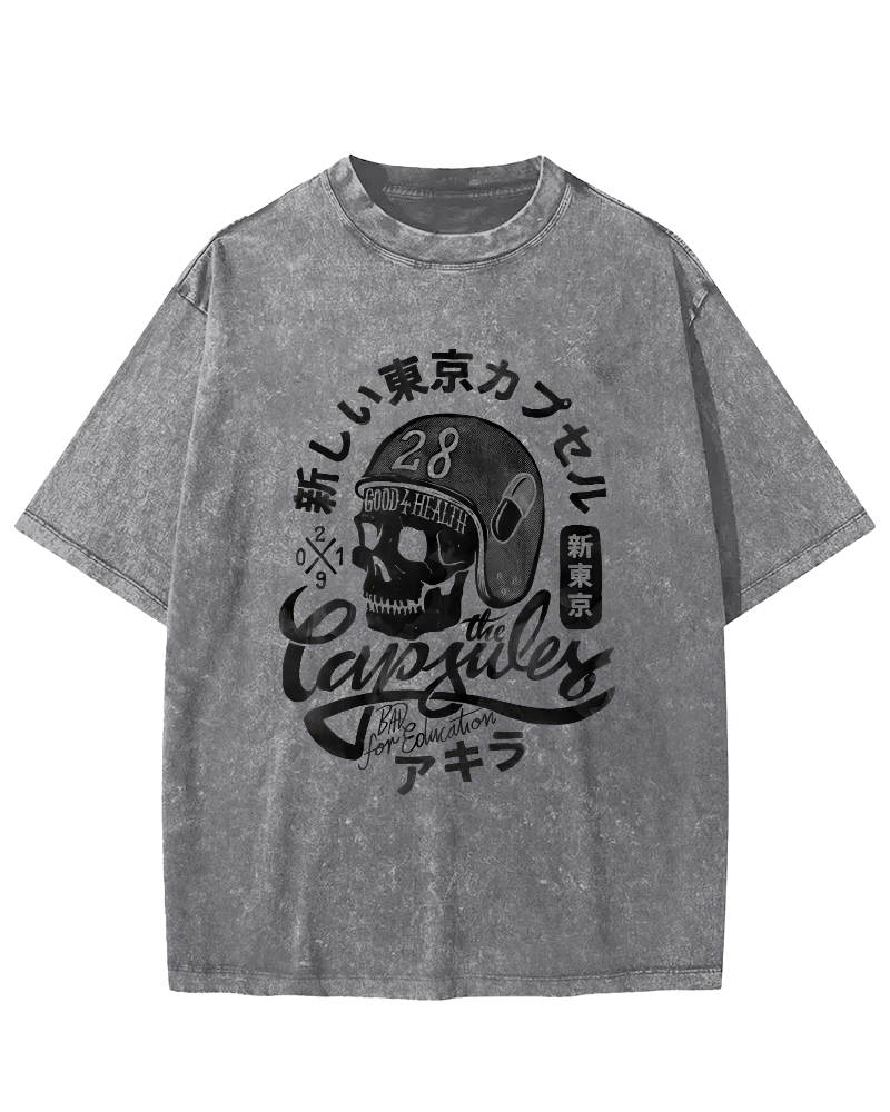 Tokyo Locomotive Company, Japan Vintage Distressed T-shirt-Zazasy
