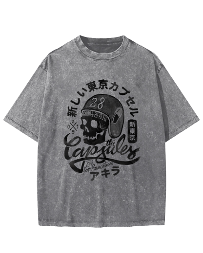Tokyo Locomotive Company, Japan Vintage Distressed T-shirt-Zazasy