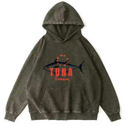 Tunas Vintage Washed Hoodie-Zazasy