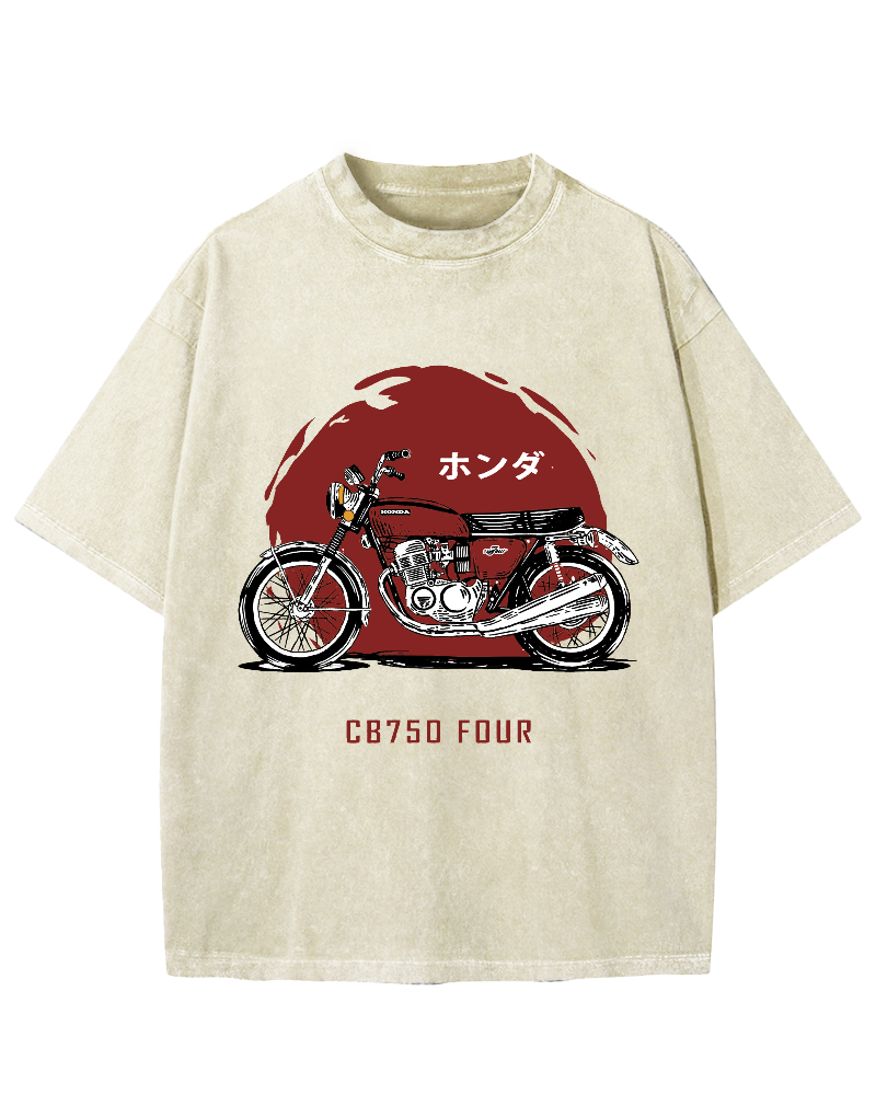 HONDA CB750 FOUR Vintage Washed T-shirt