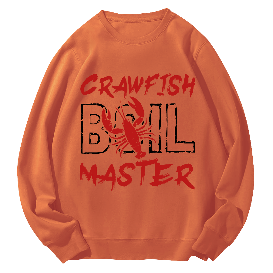 Crawfish Master Japanese Round Neck Sweatshirt-Zazasy