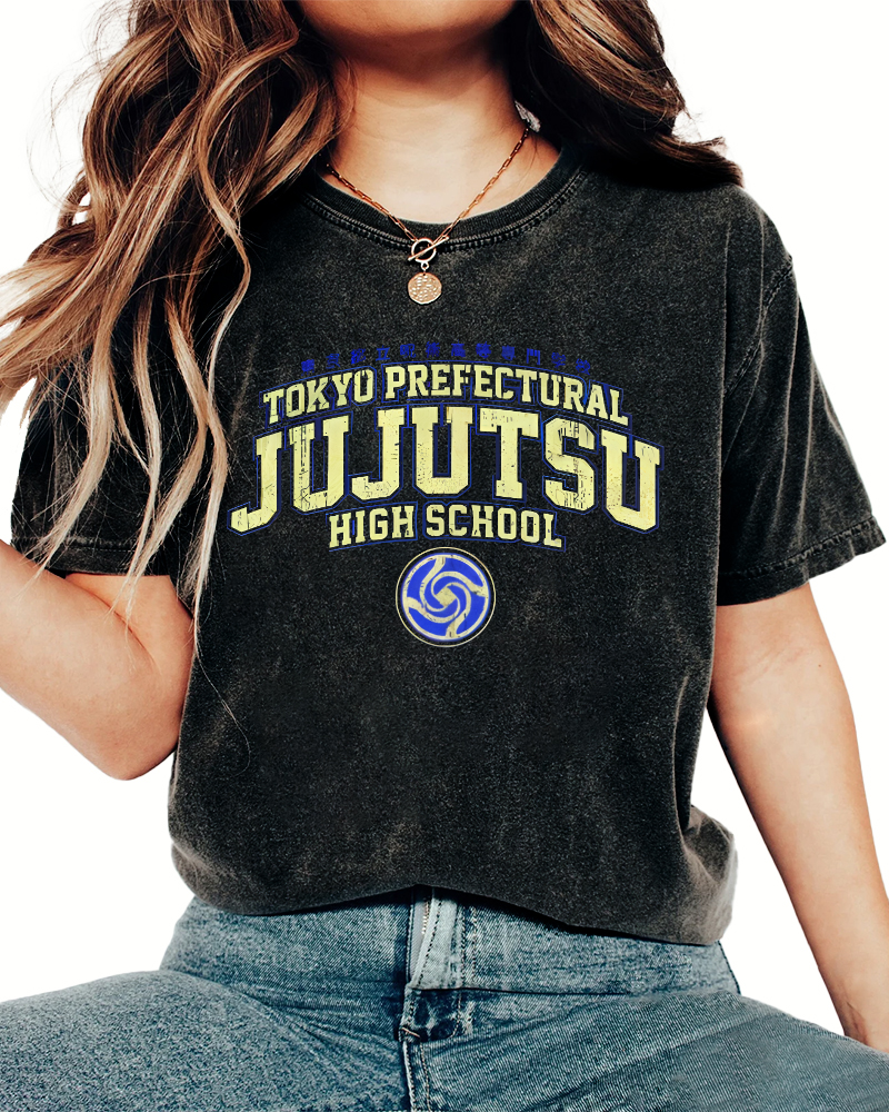 Tokyo Metropolitan University of Science and Technology Vintage Washed T-shirt-Zazasy