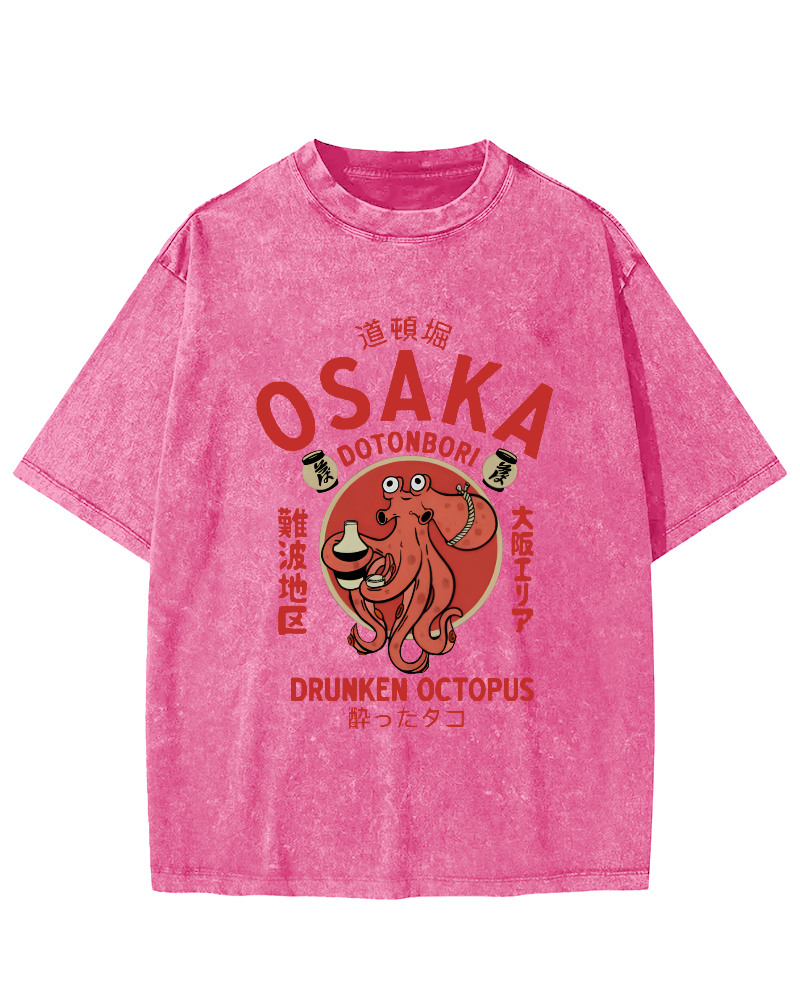 OSAKA Japan Vintage Washed T-shirt