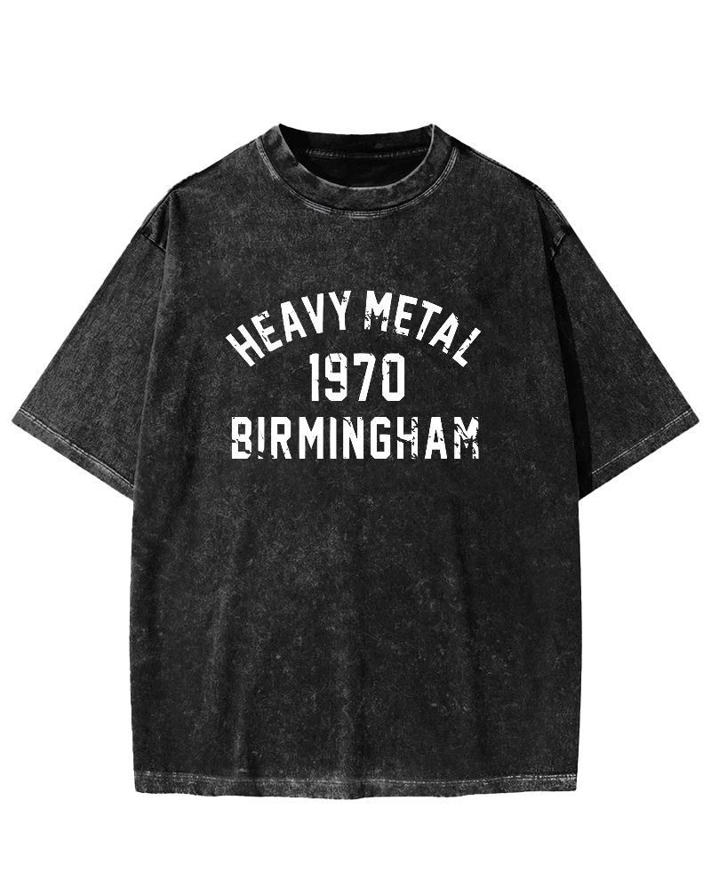 Birmingham Heavy Metal Vintage Washed T-shirt