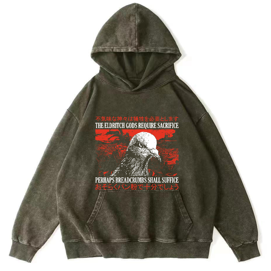 Vintage Dove Japanese Washed Hoodie-Zazasy