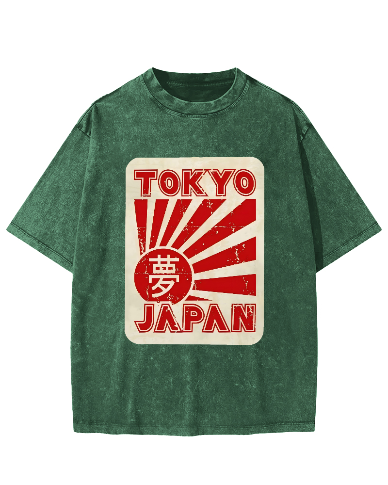 Japanese Dream Tokyo Vintage Washed T-shirt