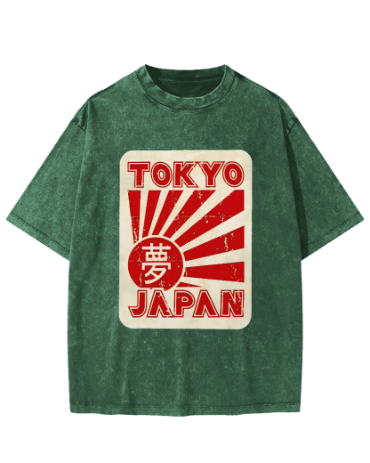 Japanese Dream Tokyo Vintage Washed T-shirt