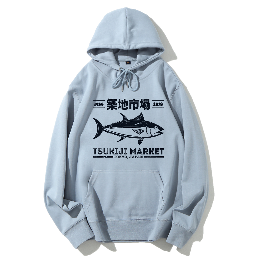 Tokyo Tsukiji Market Cotton Hoodie