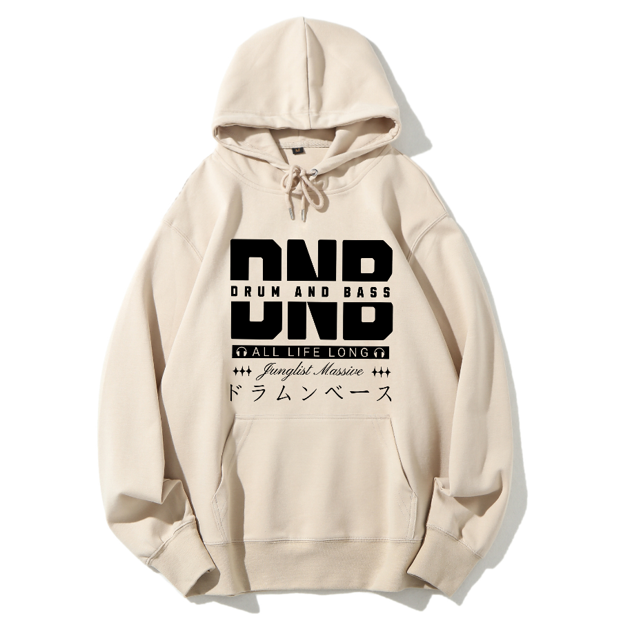 Drum And Bass Cotton Hoodie