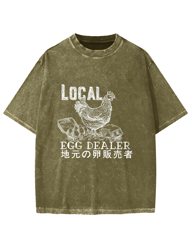 Egg dealer Vintage Washed T-shirt