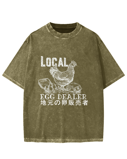 Egg dealer Vintage Washed T-shirt