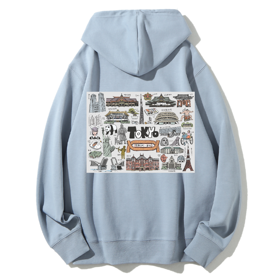 Tokyo Scenic Cotton Hoodie