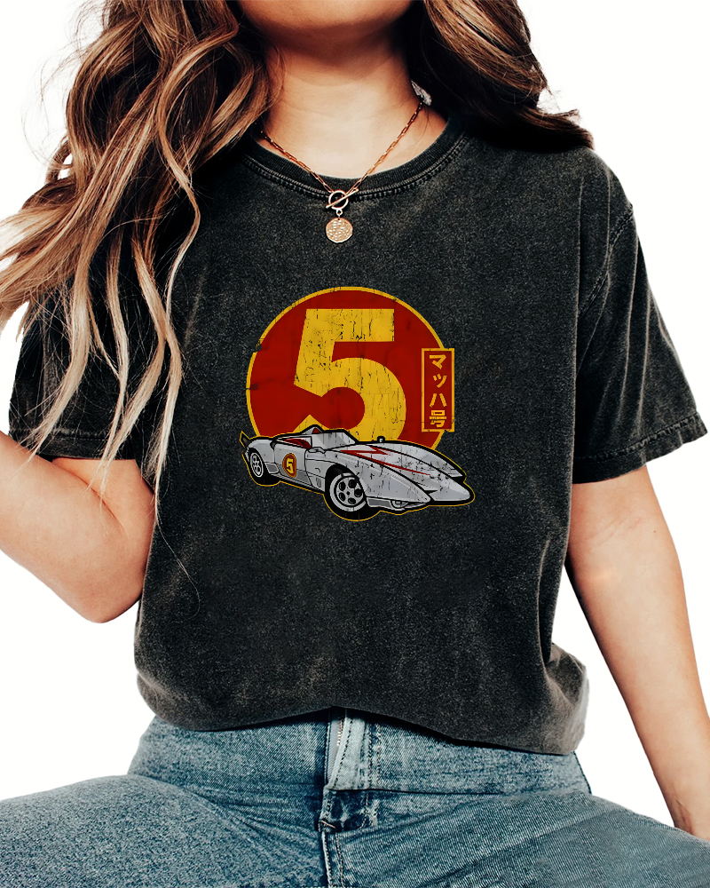 Pumpkin Art Painting Vintage Washed T-shirt
